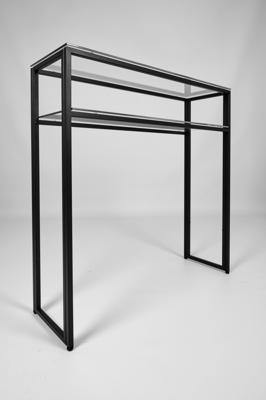 Консоль AllConsoles Консольный стол 1044-CB clear черный муар арт. 1044-CB clear