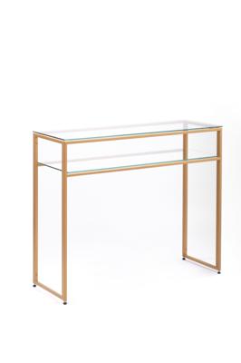 Консоль AllConsoles Консольный стол 1041-CG clear золотой арт. 1041-CG clear