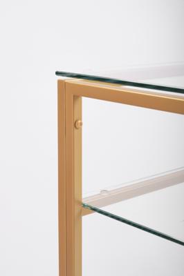 Консоль AllConsoles Консольный стол 1041-CG clear золотой арт. 1041-CG clear