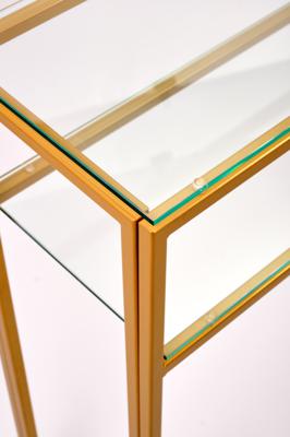 Консоль AllConsoles Консольный стол 1042-CG clear золотой арт. 1042-CG clear