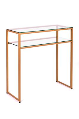 Консоль AllConsoles Консольный стол 1043-CG clear золотой арт. 1043-CG clear