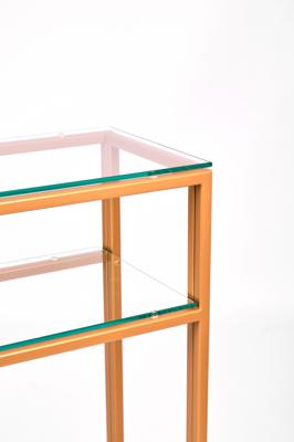 Консоль AllConsoles Консольный стол 1044-CG clear золотой арт. 1044-CG clear