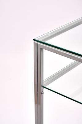 Консоль AllConsoles Консольный стол 1041-CS clear серебряный арт. 1041-CS clear