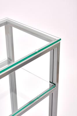 Консоль AllConsoles Консольный стол 1041-CS clear серебряный арт. 1041-CS clear
