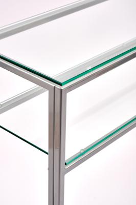 Консоль AllConsoles Консольный стол 1041-CS clear серебряный арт. 1041-CS clear