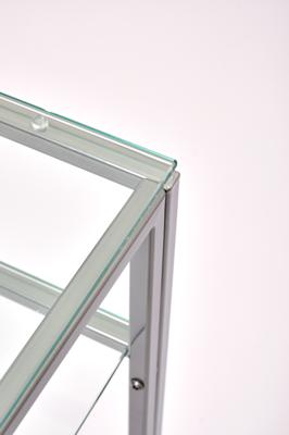 Консоль AllConsoles Консольный стол 1041-CS clear серебряный арт. 1041-CS clear