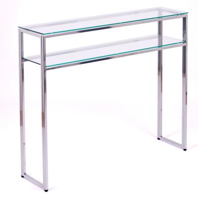 Консоль AllConsoles Консольный стол 1042-CS clear серебряный арт. 1042-CS clear