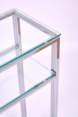 Консоль AllConsoles Консольный стол 1042-CS clear серебряный арт. 1042-CS clear