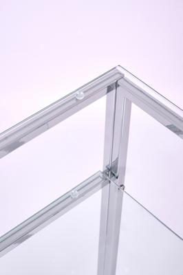 Консоль AllConsoles Консольный стол 1042-CS clear серебряный арт. 1042-CS clear