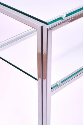 Консоль AllConsoles Консольный стол 1042-CS clear серебряный арт. 1042-CS clear