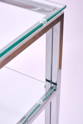 Консоль AllConsoles Консольный стол 1042-CS clear серебряный арт. 1042-CS clear