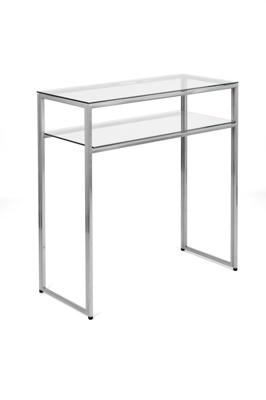 Консоль AllConsoles Консольный стол 1043-CS clear серебряный арт. 1043-CS clear