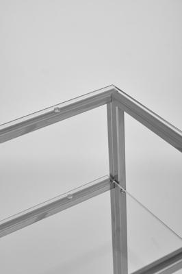 Консоль AllConsoles Консольный стол 1043-CS clear серебряный арт. 1043-CS clear