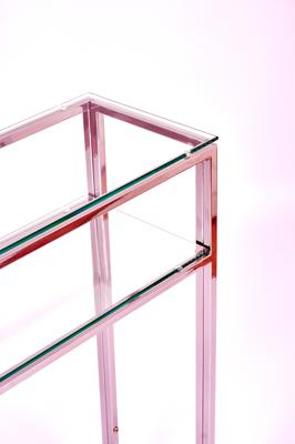 Консоль AllConsoles Консольный стол 1044-CS clear серебряный арт. 1044-CS clear