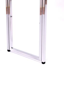Консоль AllConsoles Консольный стол 1044-CS clear серебряный арт. 1044-CS clear