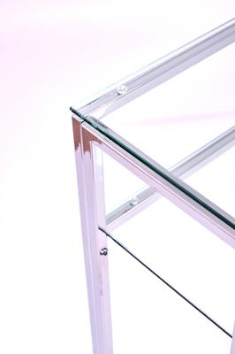 Консоль AllConsoles Консольный стол 1044-CS clear серебряный арт. 1044-CS clear