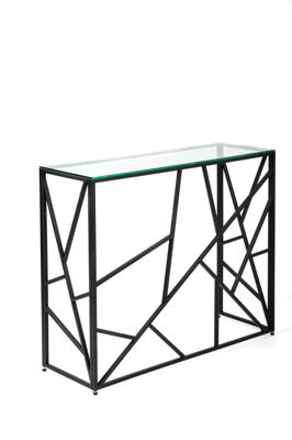 Консоль AllConsoles Консольный стол 1051-CB clear черный муар арт. 1051-CB clear