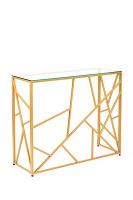 Консоль AllConsoles Консольный стол 1051-CG clear золотой арт. 1051-CG clear