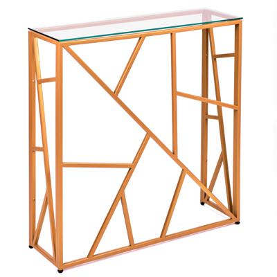 Консоль AllConsoles Консольный стол 1054-CG clear золотой арт. 1054-CG clear