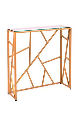 Консоль AllConsoles Консольный стол 1054-CG clear золотой арт. 1054-CG clear