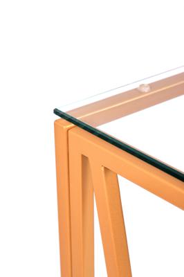 Консоль AllConsoles Консольный стол 1054-CG clear золотой арт. 1054-CG clear