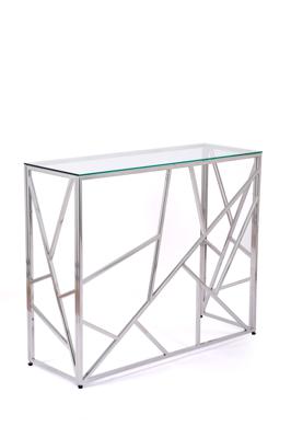 Консоль AllConsoles Консольный стол 1051-CS clear серебряный арт. 1051-CS clear