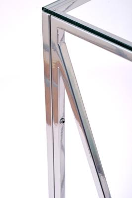 Консоль AllConsoles Консольный стол 1051-CS clear серебряный арт. 1051-CS clear