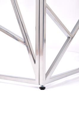 Консоль AllConsoles Консольный стол 1051-CS clear серебряный арт. 1051-CS clear