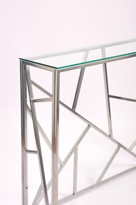 Консоль AllConsoles Консольный стол 1052-CS clear серебряный арт. 1052-CS clear
