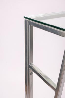 Консоль AllConsoles Консольный стол 1052-CS clear серебряный арт. 1052-CS clear