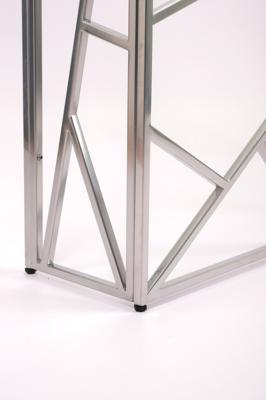 Консоль AllConsoles Консольный стол 1052-CS clear серебряный арт. 1052-CS clear
