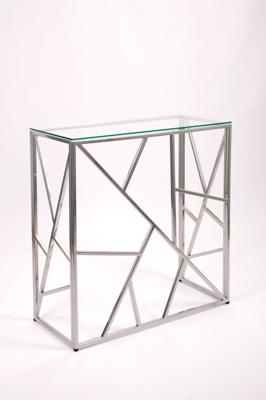 Консоль AllConsoles Консольный стол 1053-CS clear серебряный арт. 1053-CS clear
