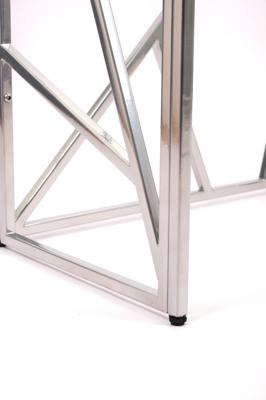 Консоль AllConsoles Консольный стол 1053-CS clear серебряный арт. 1053-CS clear