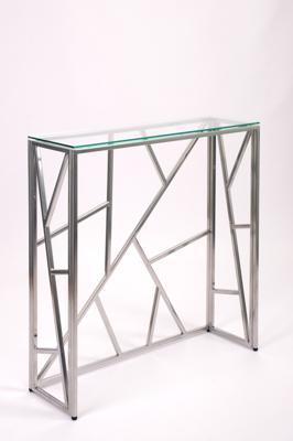 Консоль AllConsoles Консольный стол 1054-CS clear серебряный арт. 1054-CS clear
