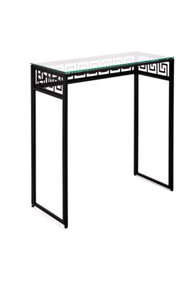 Консоль AllConsoles Консольный стол 1063-CB clear черный муар арт. 1063-CB clear