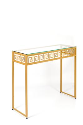 Консоль AllConsoles Консольный стол 1061-CG clear золотой арт. 1061-CG clear