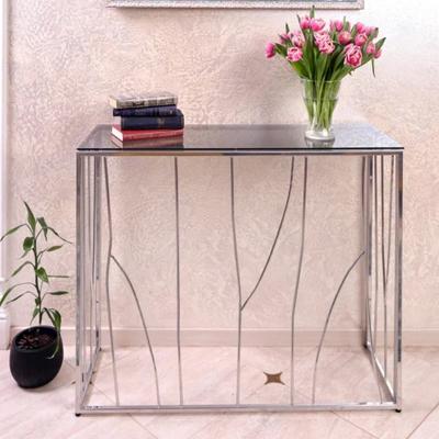Консоль AllConsoles Консольный стол 1021-CS grey серебряный арт. 1021-CS grey