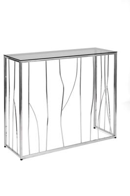 Консоль AllConsoles Консольный стол 1021-CS grey серебряный арт. 1021-CS grey