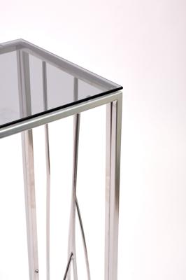 Консоль AllConsoles Консольный стол 1023-CS grey серебряный арт. 1023-CS grey
