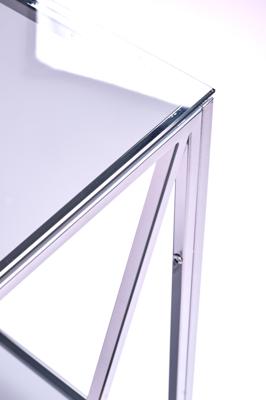 Консоль AllConsoles Консольный стол 1031-CS grey серебряный арт. 1031-CS grey