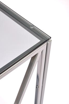 Консоль AllConsoles Консольный стол 1031-CS grey серебряный арт. 1031-CS grey