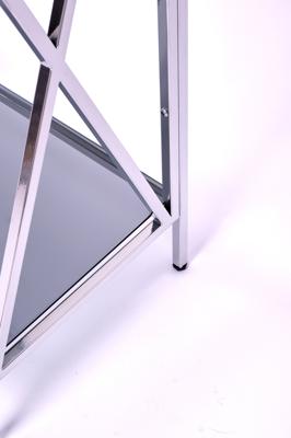 Консоль AllConsoles Консольный стол 1033-CS grey серебряный арт. 1033-CS grey