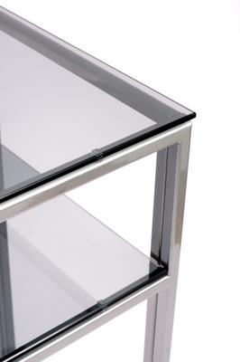 Консоль AllConsoles Консольный стол 1041-CS grey серебряный арт. 1041-CS grey