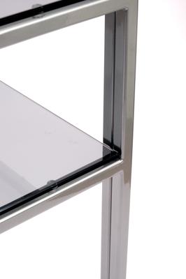 Консоль AllConsoles Консольный стол 1041-CS grey серебряный арт. 1041-CS grey