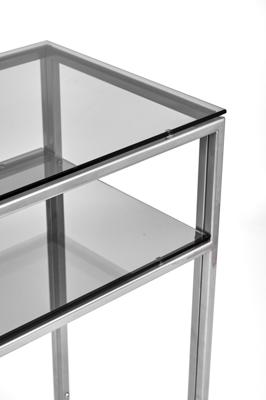Консоль AllConsoles Консольный стол 1043-CS grey серебряный арт. 1043-CS grey