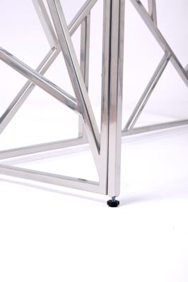Консоль AllConsoles Консольный стол 1051-CS grey серебряный арт. 1051-CS grey