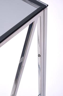 Консоль AllConsoles Консольный стол 1051-CS grey серебряный арт. 1051-CS grey