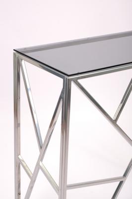 Консоль AllConsoles Консольный стол 1053-CS grey серебряный арт. 1053-CS grey