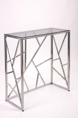 Консоль AllConsoles Консольный стол 1053-CS grey серебряный арт. 1053-CS grey