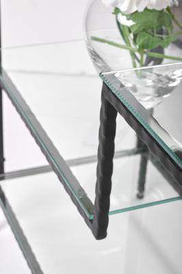 Консоль AllConsoles Консольный стол 1011-CB loft clear черный муар арт. 1011-CB loft clear
